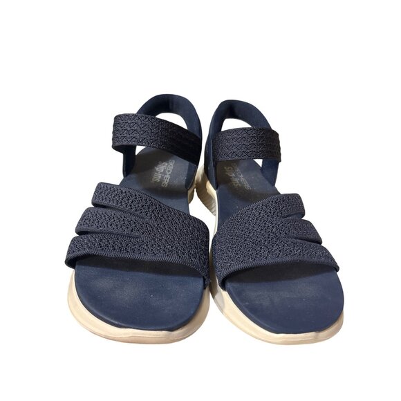 Skechers Womens Size 11 Navy Slip-Ons - Picture 2 of 6